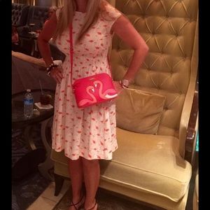 Kate spade flamingo cross body purse